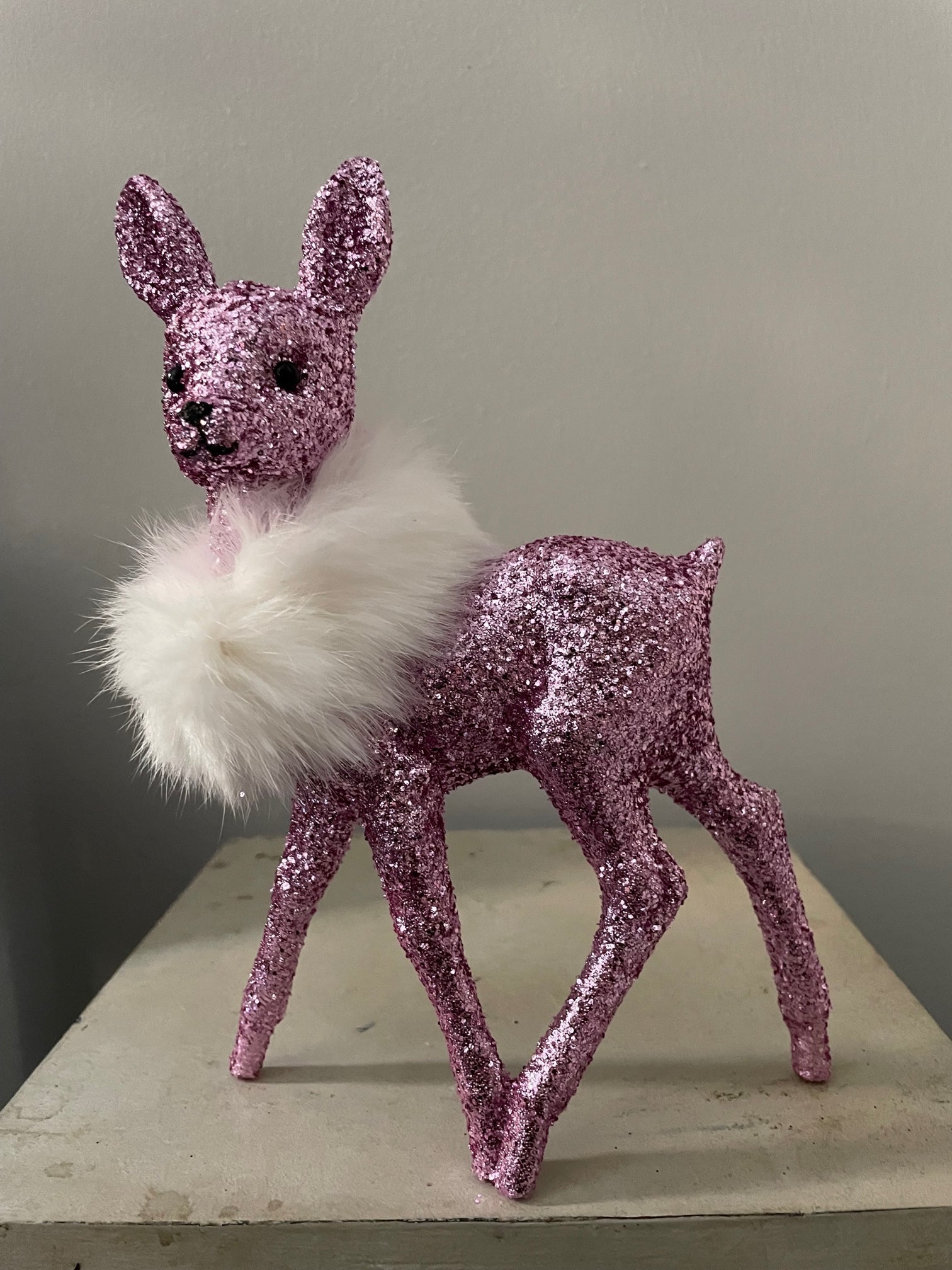 Bambi Rose Lavender with Fur | Ino Schaller - Bon Ton goods