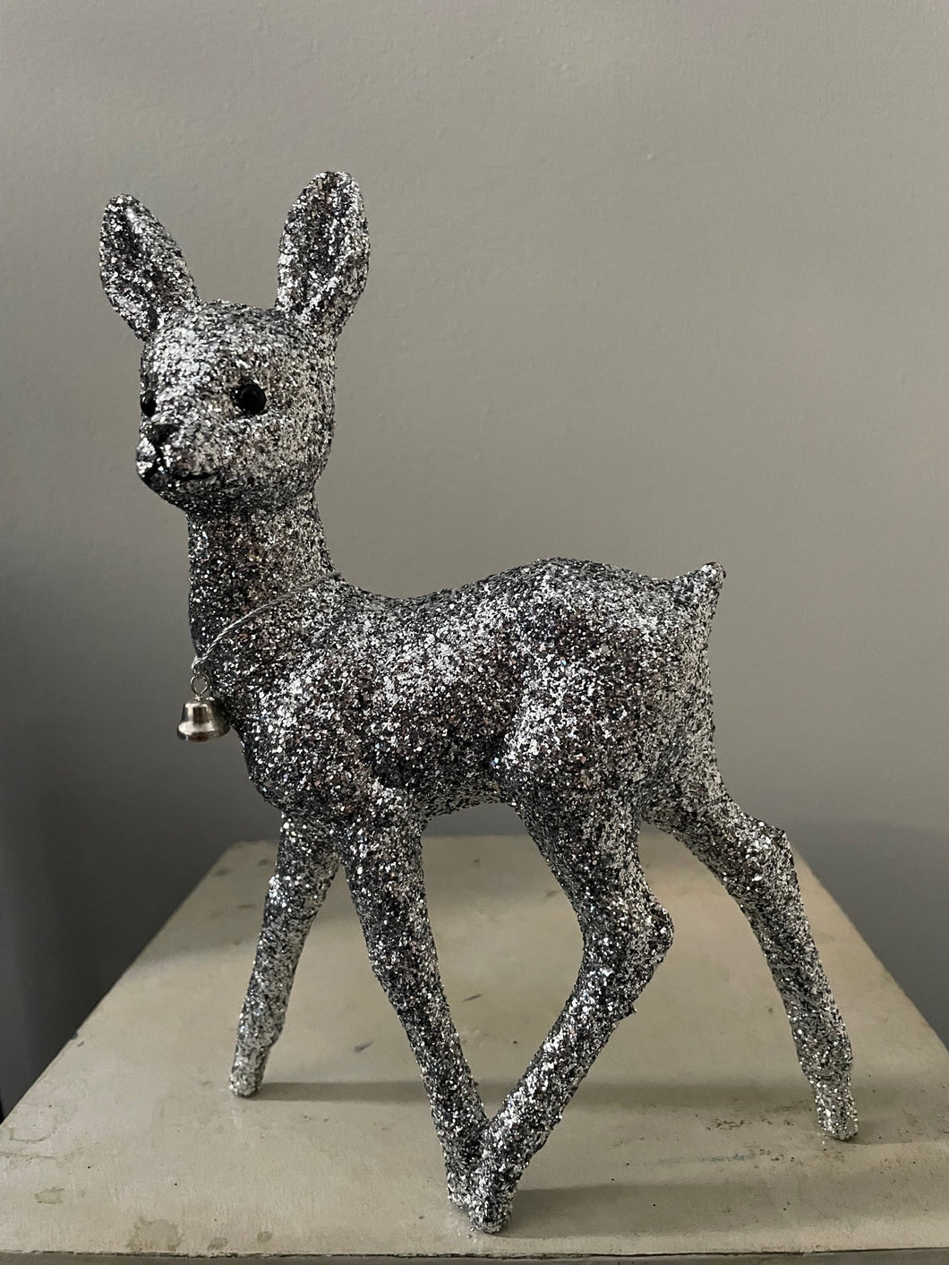 Bambi Silver Glitter with Bell - Bon Ton goods