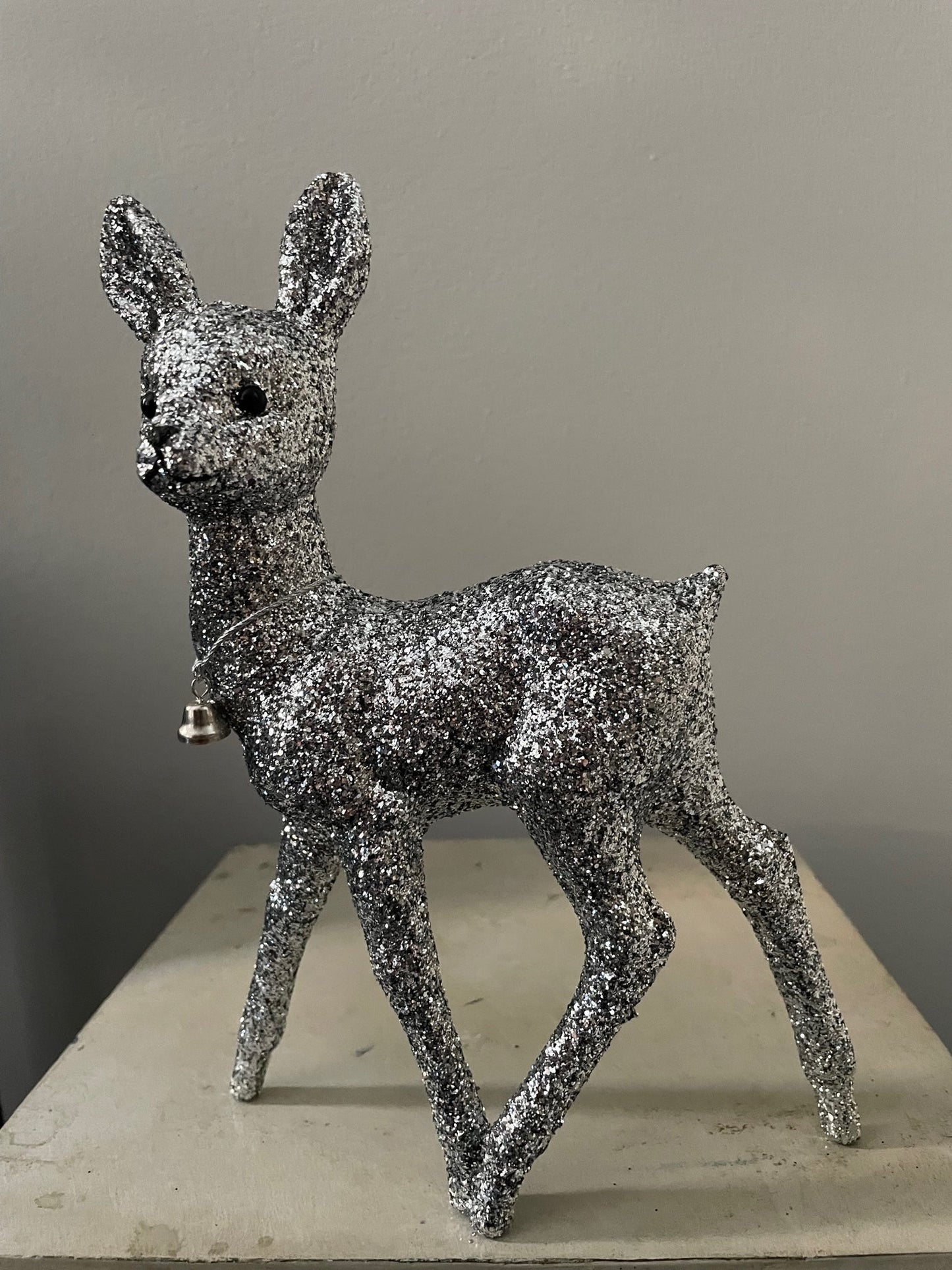 Bambi Silver Glitter with Bell | Ino Schaller - Bon Ton goods