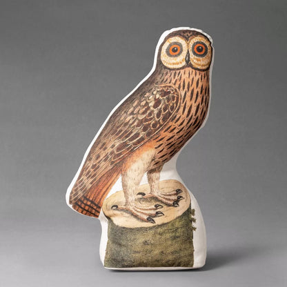 Barn Owl Novelty Plush Pillow | John Derian - Bon Ton goods