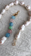 Load image into Gallery viewer, Baroque Pearl and Gemstone Necklace - Bon Ton goods
