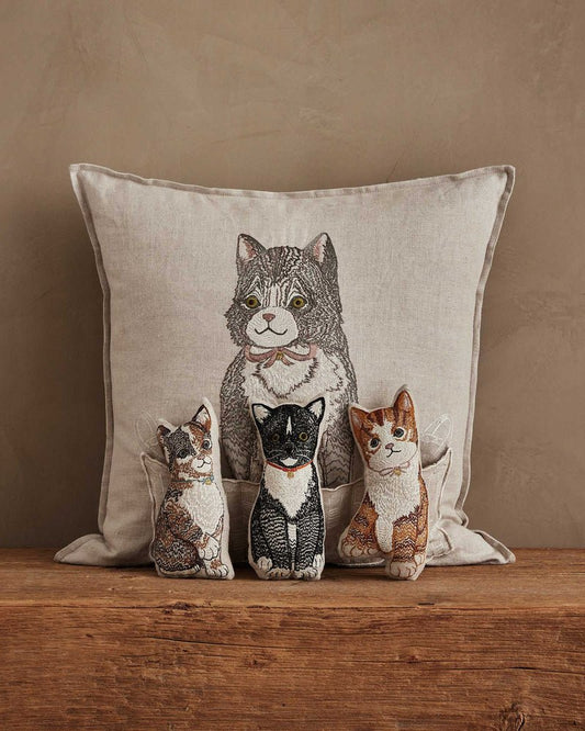 Basket of Kittens Pocket Pillow | Coral & Tusk - Bon Ton goods