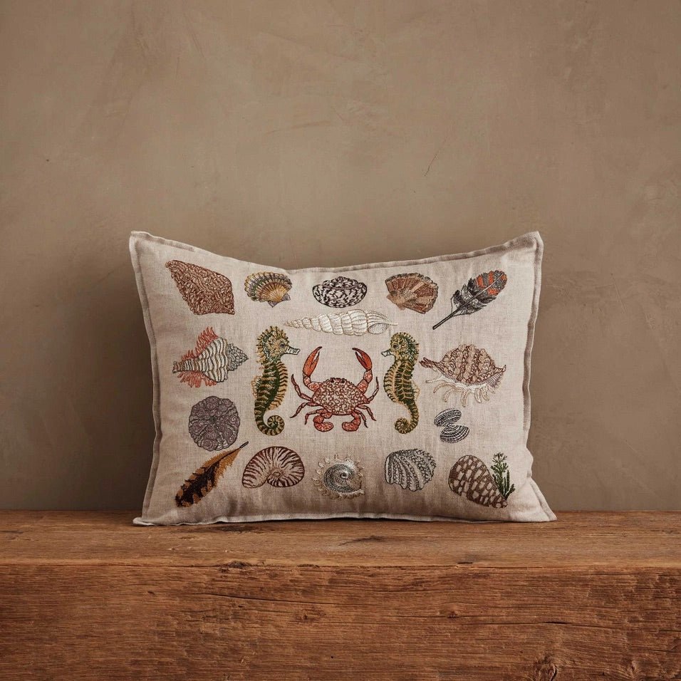 Beach Walk Pillow | Coral & Tusk - Bon Ton goods