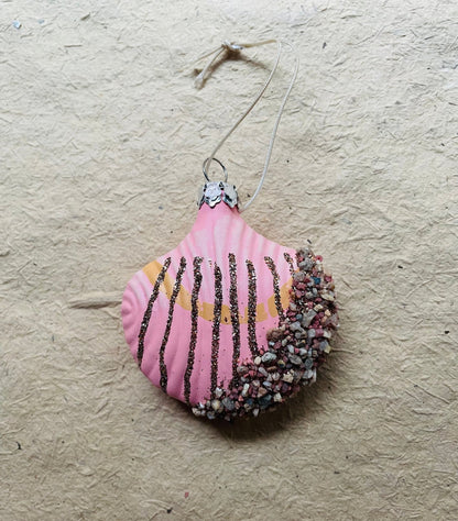 Beachcomber Glass Shell Ornaments – Set of 8 Styles - Bon Ton goods
