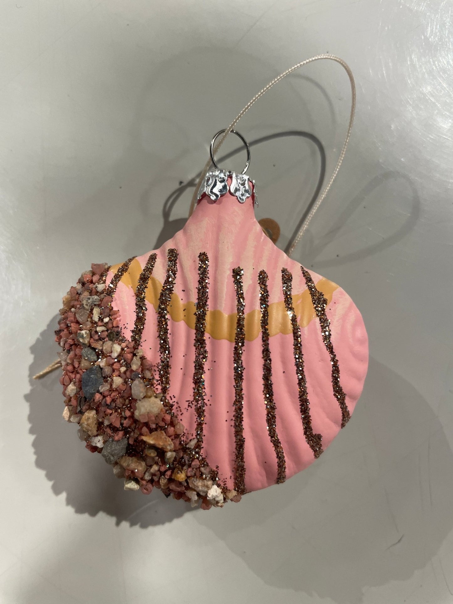 Beachcomber Glass Shell Ornaments – Set of 8 Styles - Bon Ton goods