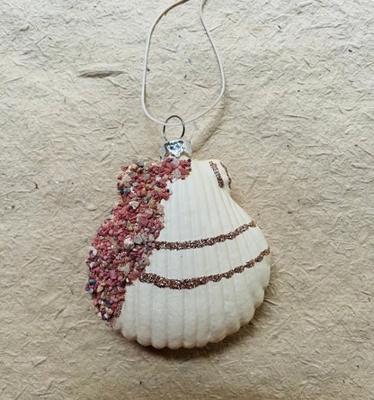 Beachcomber Glass Shell Ornaments – Set of 8 Styles - Bon Ton goods