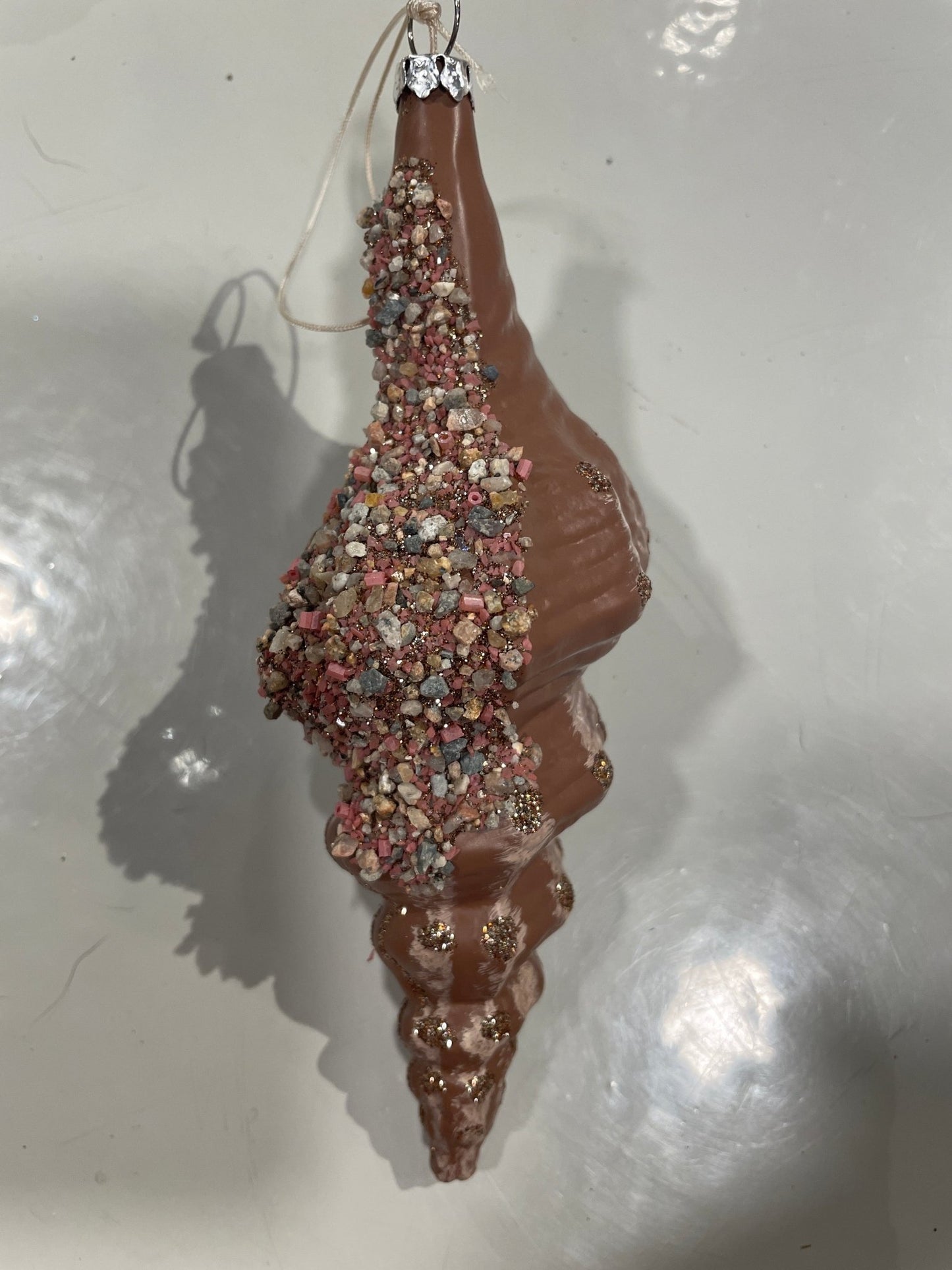 Beachcomber Glass Shell Ornaments – Set of 8 Styles - Bon Ton goods