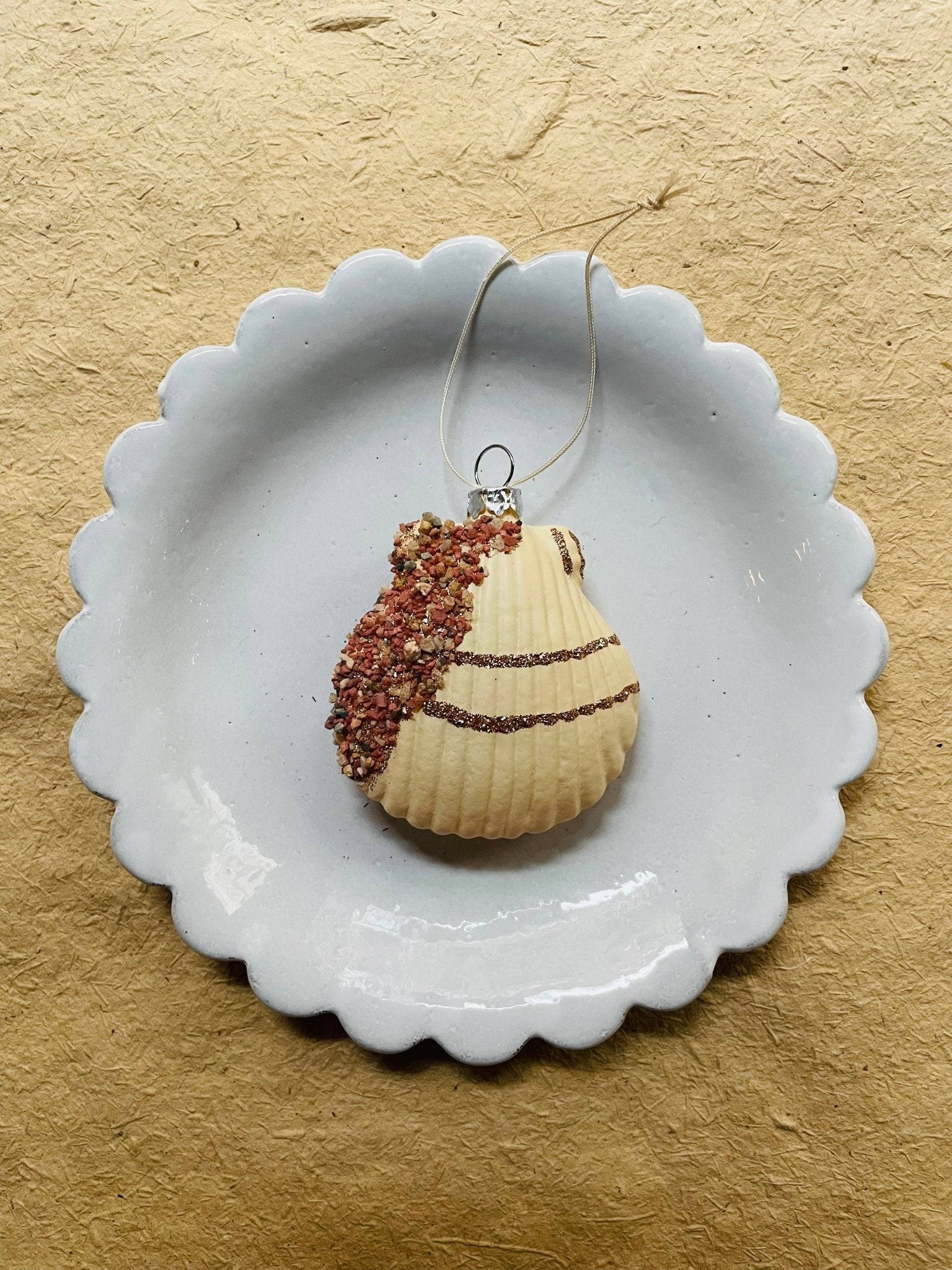 Beachcomber Glass Shell Ornaments – Set of 8 Styles - Bon Ton goods