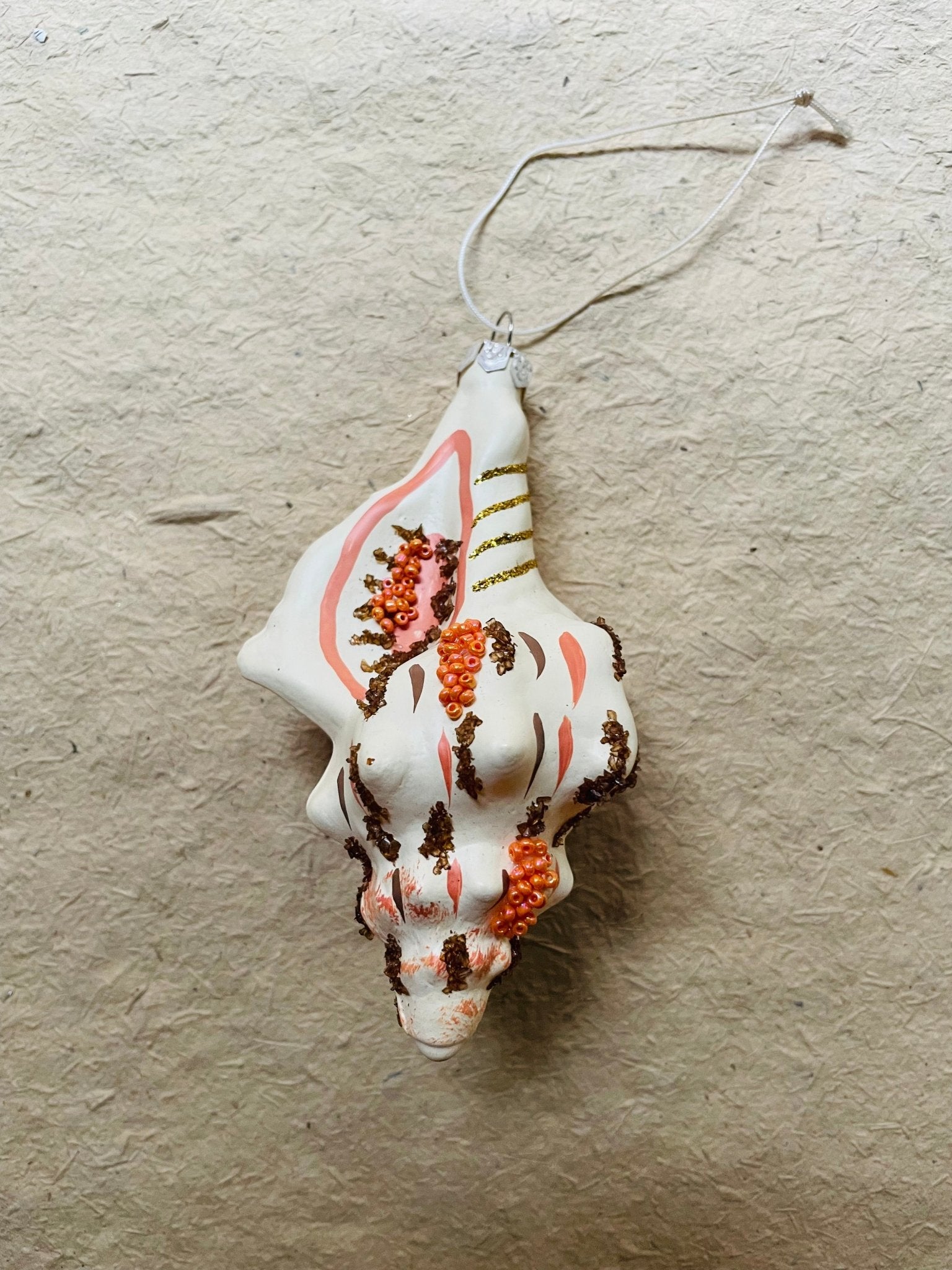 Beachcomber Glass Shell Ornaments – Set of 8 Styles - Bon Ton goods