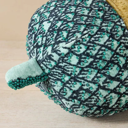 Beaded Acorn Novelty Pillow | John Derian - Bon Ton goods