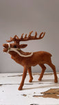 Beaded Grand Reindeer with Reins - Copper | Ino Schaller - Bon Ton goods