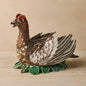 Beaded Grouse Novelty Plush Pillow | John Derian - Bon Ton goods