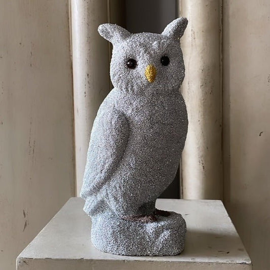 Beaded Owl - Sliver | Ino Schaller - Bon Ton goods