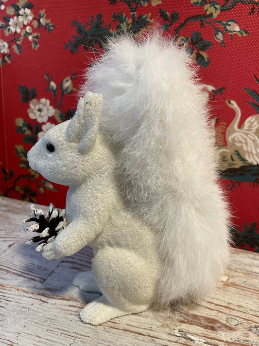 Beaded White Squirrel | Ino Schaller - Bon Ton goods