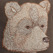 Load image into Gallery viewer, Bear Appliqué Pillow - Bon Ton goods
