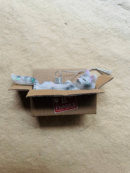 Best Cat Toy Glass Ornament - Bon Ton goods