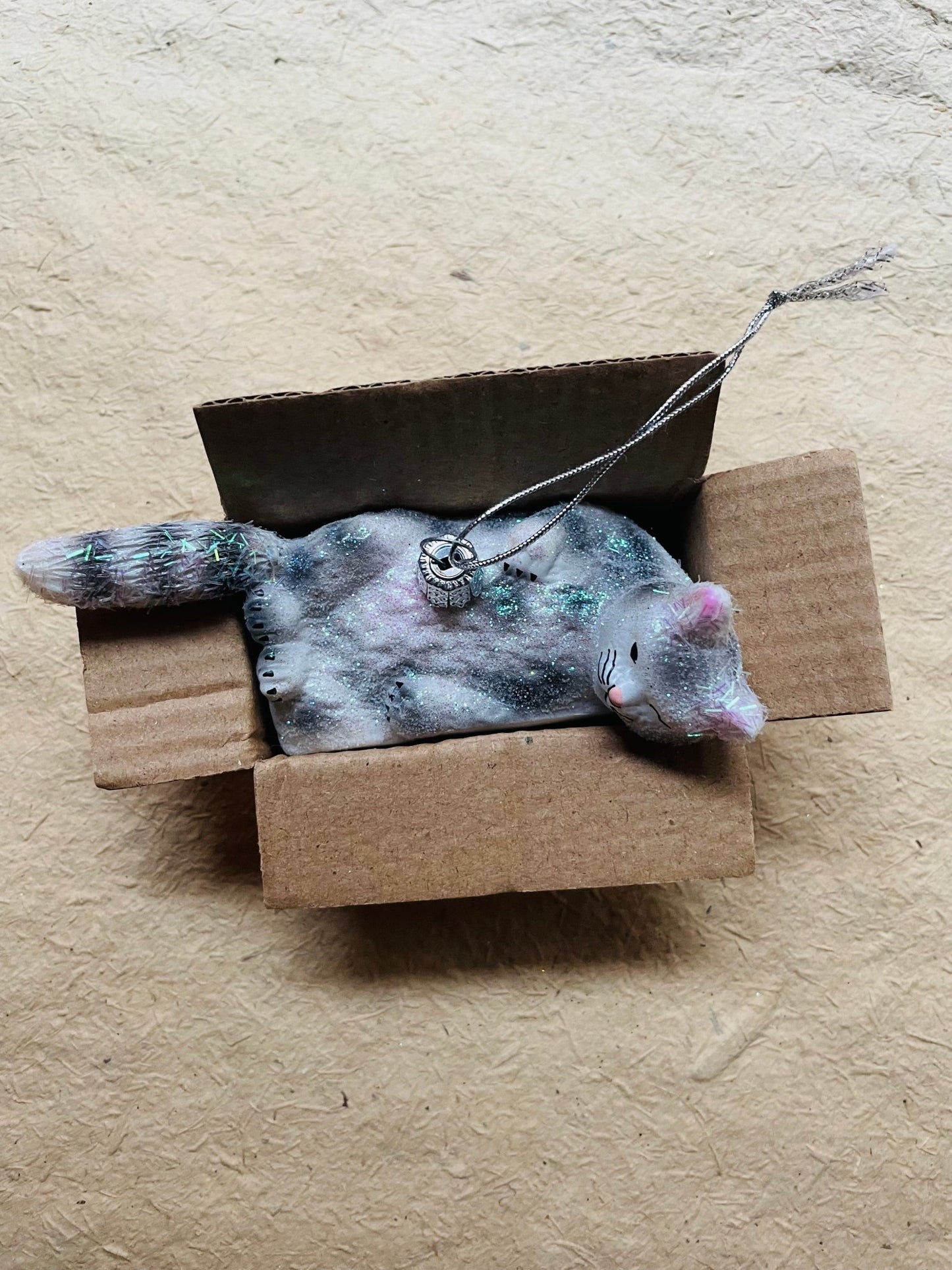Best Cat Toy Glass Ornament - Bon Ton goods