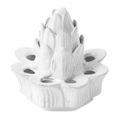 Big Flower Pick Artichoke Vase by Astier de Villatte, detail view 2