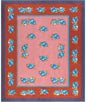 Double Peonia Rust Old Pink Tablecloth - 220X270 | Lisa Corti