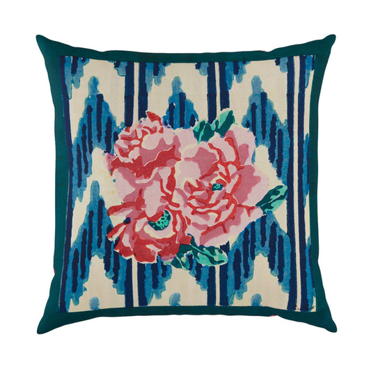 Nina Rose Mint Cushion Cover 45x45 | Lisa Corti