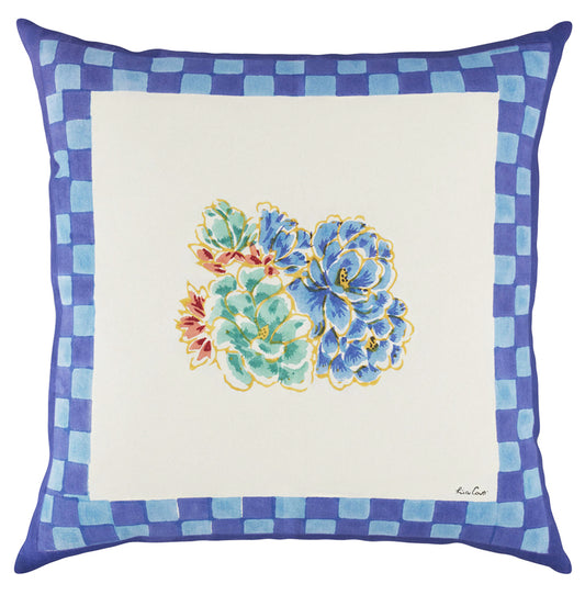 Positano Red Tiles Pillow Cushion Cover 60x60 | Lisa Corti