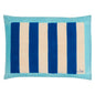 Nizam Stripes Blue Natural Cushion | Lisa Corti