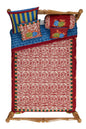 Indian Tiger Red Quilt – 220X270 | Lisa Corti