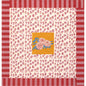 Leopard Stripes Gold Tablecloth – 110X110 | Lisa Corti