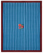 Nizam Stripes Ferozi Sugar Tablecloth - 220X270 | Lisa Corti