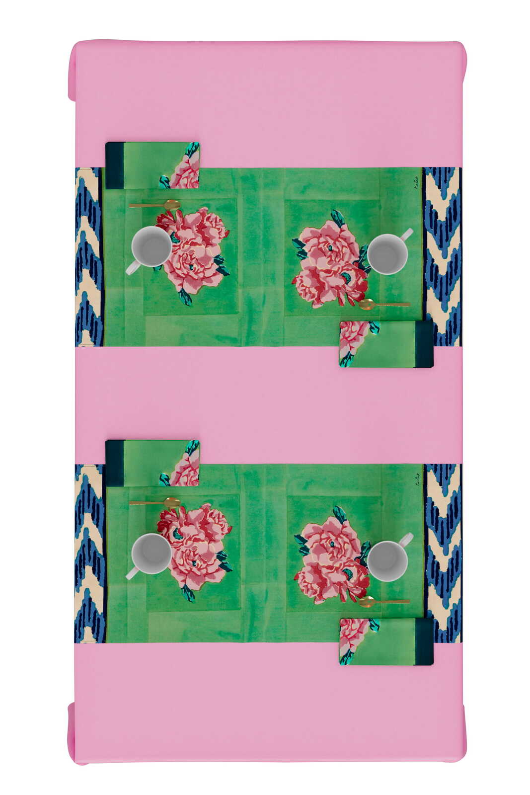 Nina Rose Mint Runner – 50X150 | Lisa Corti