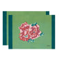 Nina Rose Mint Placemat | Lisa Corti