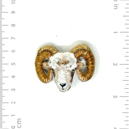 Bighorn Sheep Brooch Pin | Trovelore - Bon Ton goods
