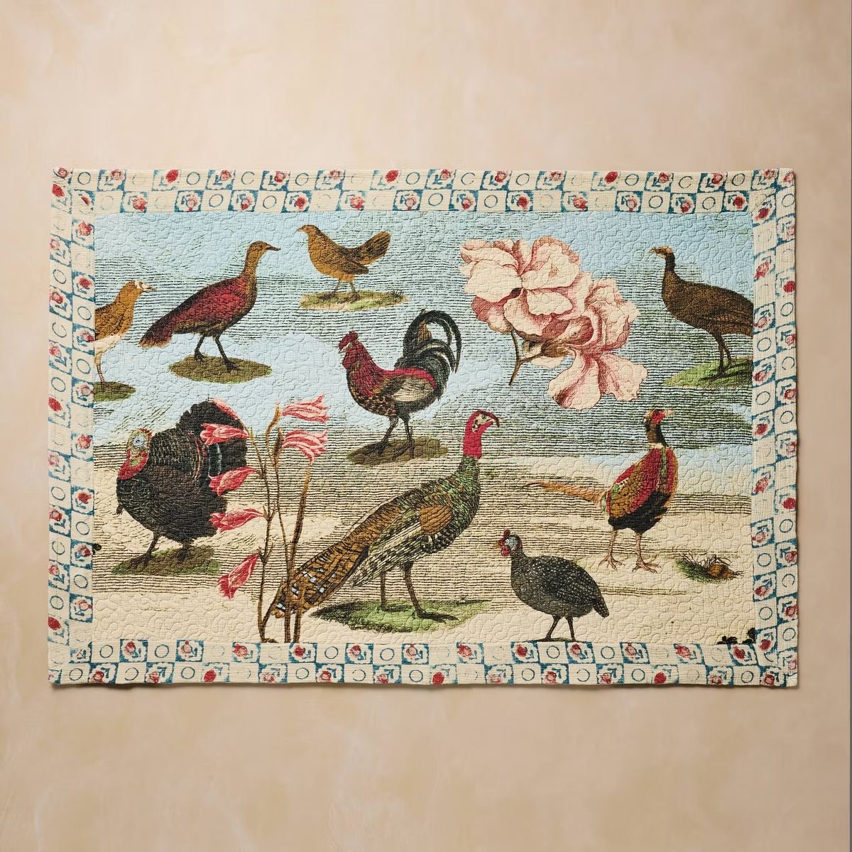 Bird Collage Quilt | John Derian - Bon Ton goods