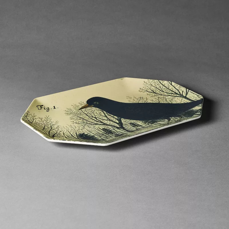 Bird Octagon Serving Platter | John Derian - Bon Ton goods