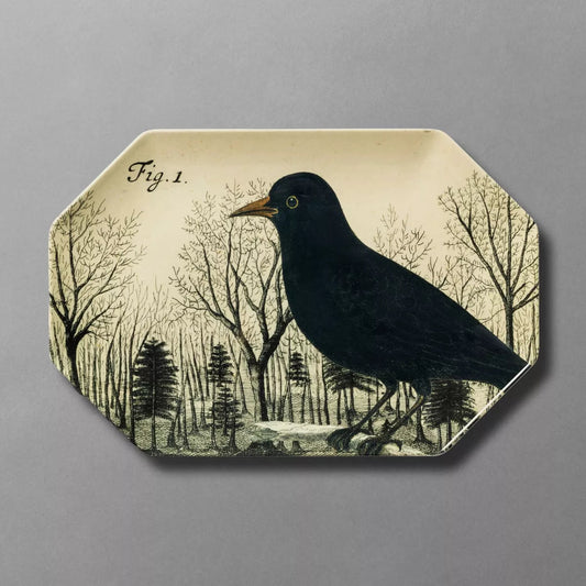 Bird Octagon Serving Platter | John Derian - Bon Ton goods
