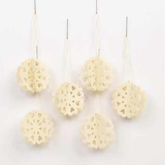 BISCUIT Christmas pendant, 6-pack | Christmas Ornament - Bon Ton goods