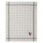 Bistrot Embroidered Coq Tea Towel | Charvet Éditions - Bon Ton goods