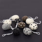 Black and White Felt Eggs | Christmas Ornament - Bon Ton goods