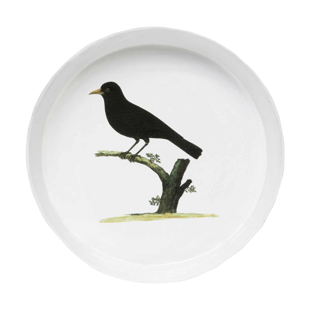 Black Bird Platter by Astier de Villatte
