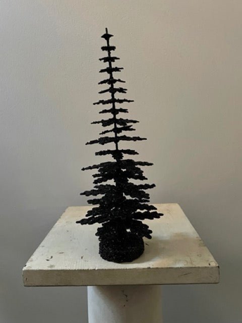 Black Glitter Spruce - Cardboard Christmas Trees | Ino Schaller - Bon Ton goods