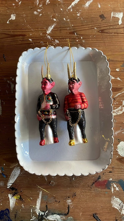 Black Krampus | Christmas Ornament - Bon Ton goods