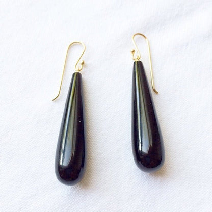 Black Onyx Earrings | Mikkel Brøgger - Bon Ton goods