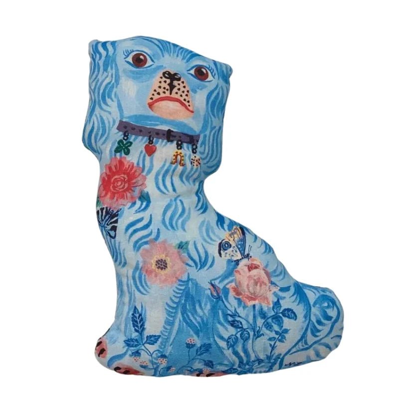 Blue Cheshire Dog Doll by Nathalie Lete - Design Farm - Bon Ton goods