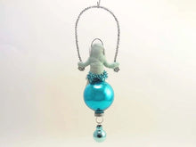 Load image into Gallery viewer, Blue Earmuff Child On Glass Ball - Bon Ton goods
