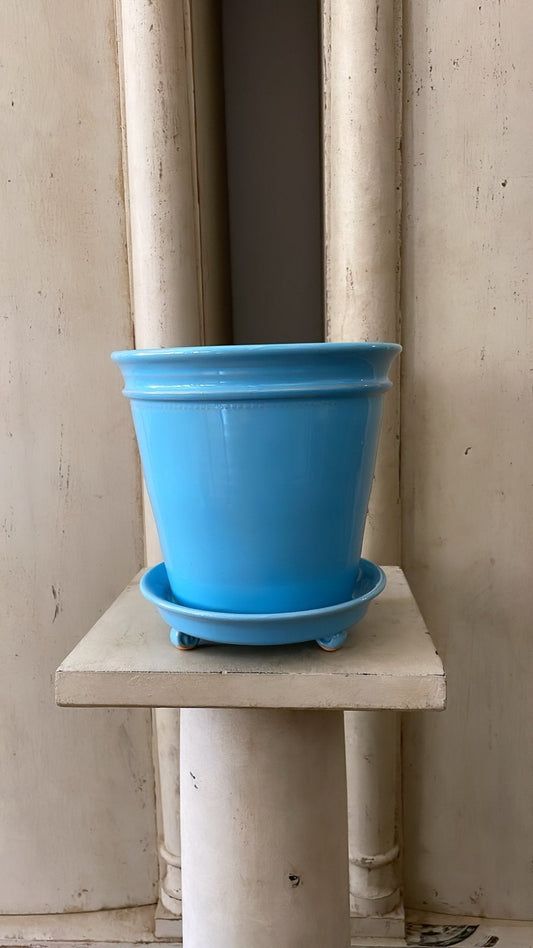 Blue Faaborg Pot | Handmade Erik Bendtsen Ceramics - Bon Ton goods