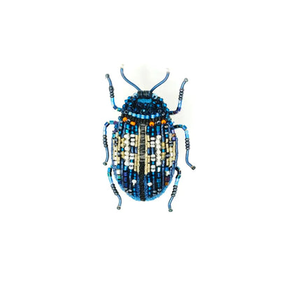 Blue Mint Beetle Brooch Pin | Trovelore - Bon Ton goods