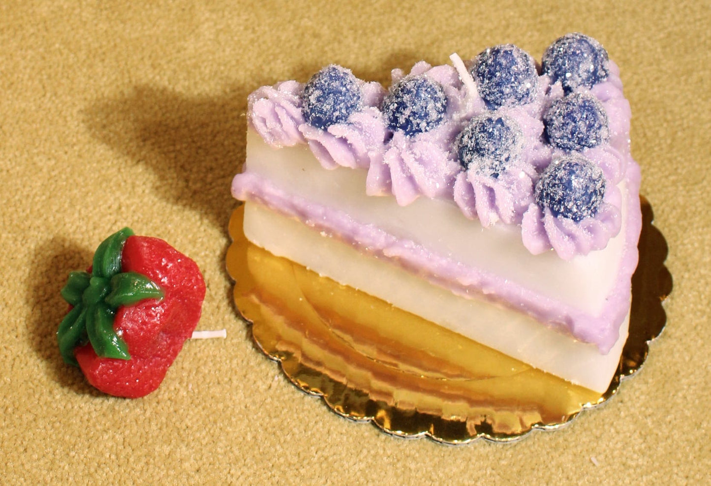 Blueberry Slice - Cake Slice - Wax Cake | Cereria Introna (Copy) - Bon Ton goods