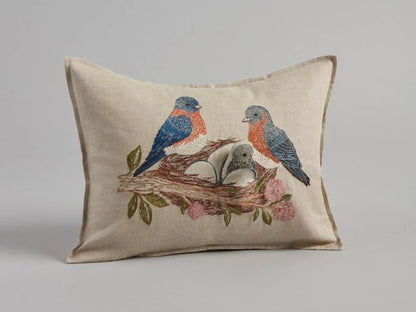 Bluebird Nest Pocket Pillow - Bon Ton goods