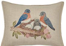 Load image into Gallery viewer, Bluebird Nest Pocket Pillow - Bon Ton goods
