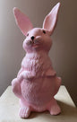 Blush Glitter Large Upright Bunny | Ino Schaller - Bon Ton goods